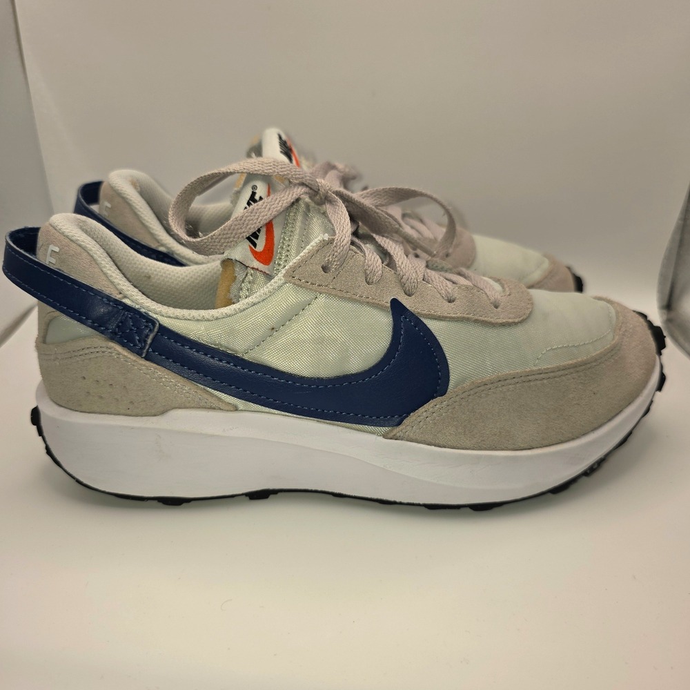 Nike Waffle Debut Light Orewood Brown Midnight Navy Sneakers DH9523005 Women 7.5